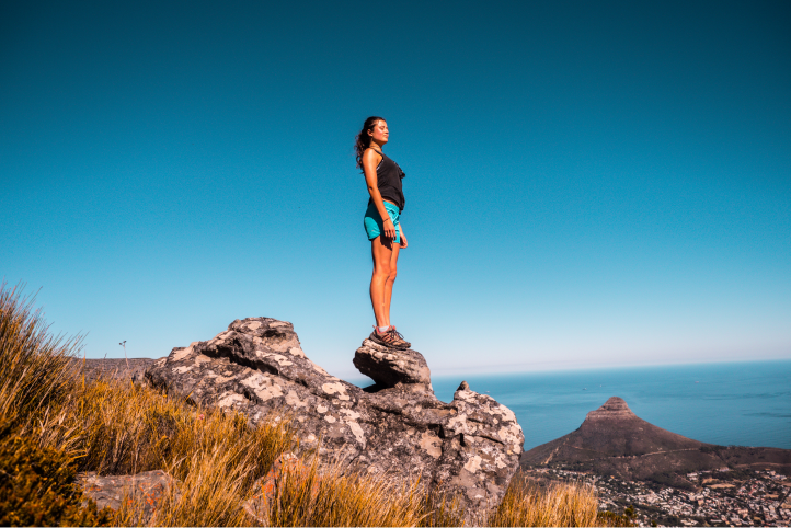 pairing hiking boots with other pieces of clothing